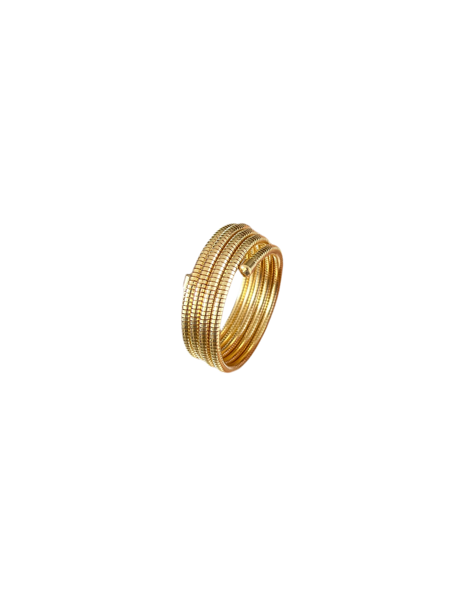 Pulsera plateada triple